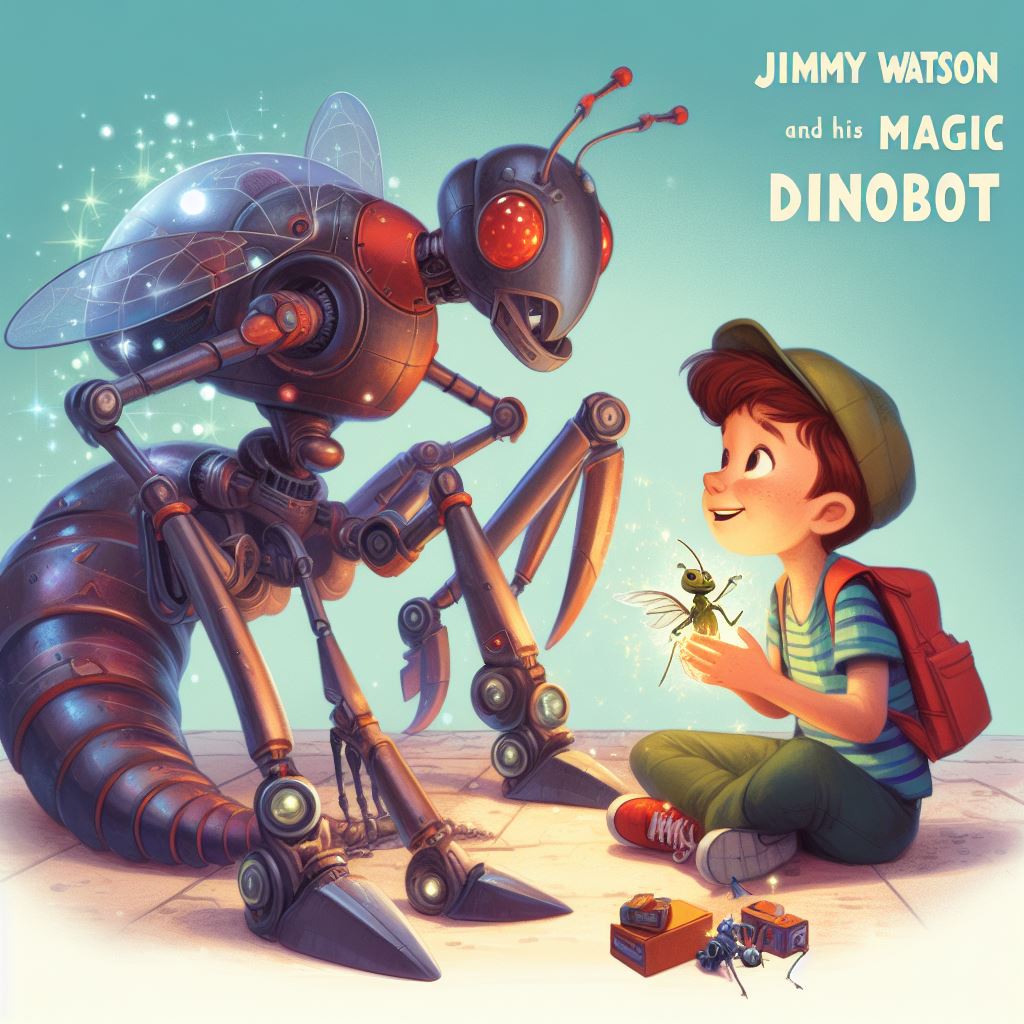 Jimmy Watson and his magic Dinobot could be a hearwarming Christmas animation for all the family